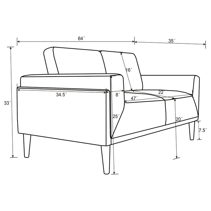 Rilynn Stationary 3 Pc Sets - Casa Morelos / Coahuila Furniture (Oklahoma City, OK)