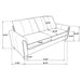 Davis Stationary 3 Pc Set - Casa Morelos / Coahuila Furniture (Oklahoma City, OK)