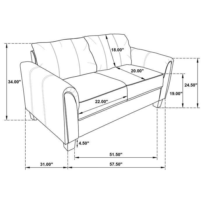Davis Stationary 3 Pc Set - Casa Morelos / Coahuila Furniture (Oklahoma City, OK)