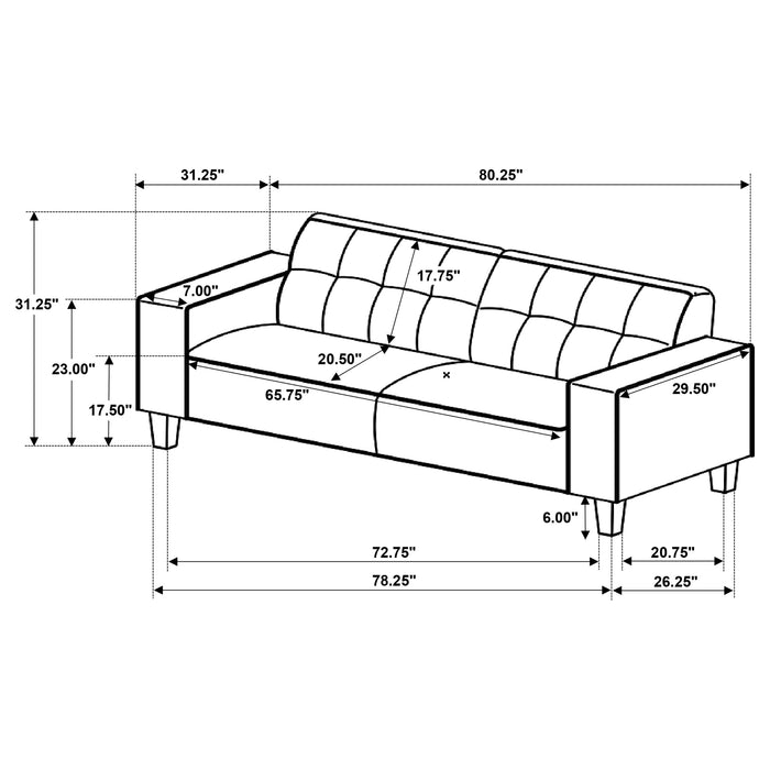 Deerhurst Sofa - Casa Morelos / Coahuila Furniture (Oklahoma City, OK)