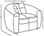 Isabella Stationary 3 Pc Set White - Casa Morelos / Coahuila Furniture (Oklahoma City, OK)