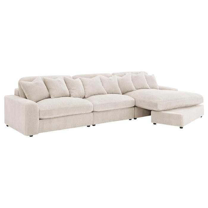 Blaine Upholstered Reversible Chaise Sectional Sofa - Casa Morelos / Coahuila Furniture (Oklahoma City, OK)
