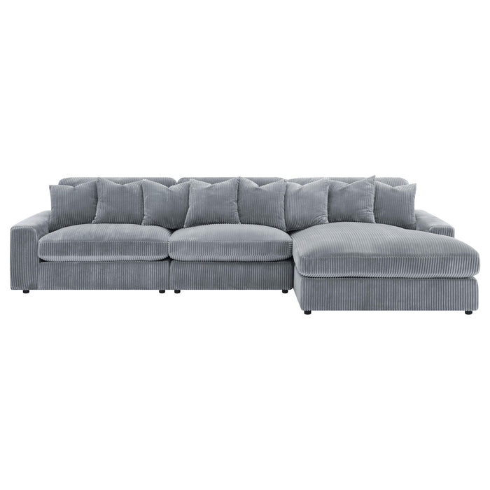 Blaine Upholstered Reversible Chaise Sectional Sofa - Casa Morelos / Coahuila Furniture (Oklahoma City, OK)