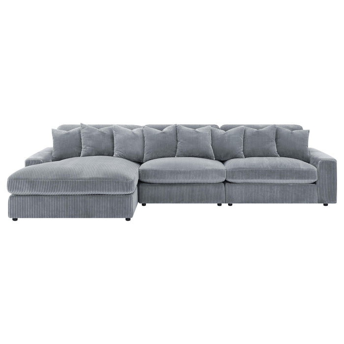 Blaine Upholstered Reversible Chaise Sectional Sofa - Casa Morelos / Coahuila Furniture (Oklahoma City, OK)