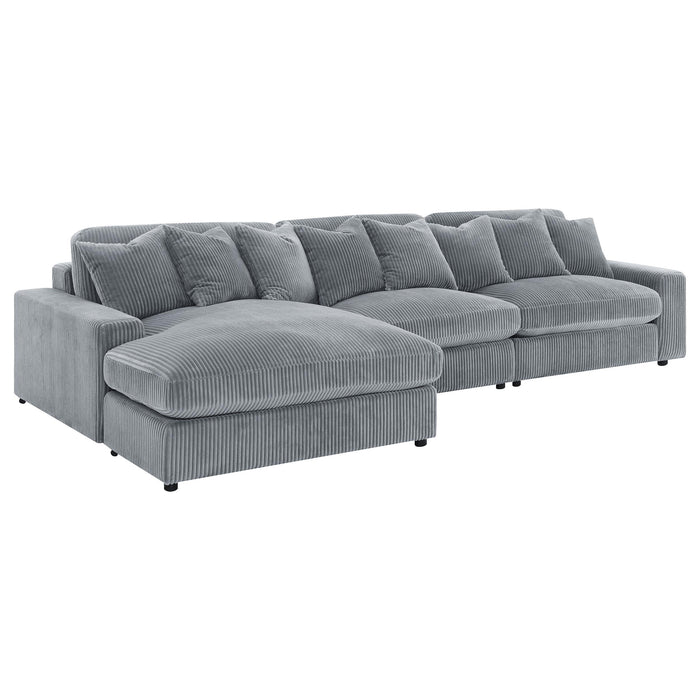 Blaine Upholstered Reversible Chaise Sectional Sofa - Casa Morelos / Coahuila Furniture (Oklahoma City, OK)