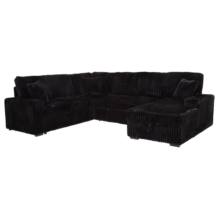 Devonshire Pull-Out Sleeper Sectional Sofa - Casa Morelos / Coahuila Furniture (Oklahoma City, OK)