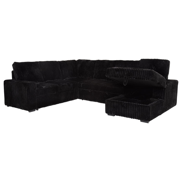 Devonshire Pull-Out Sleeper Sectional Sofa - Casa Morelos / Coahuila Furniture (Oklahoma City, OK)