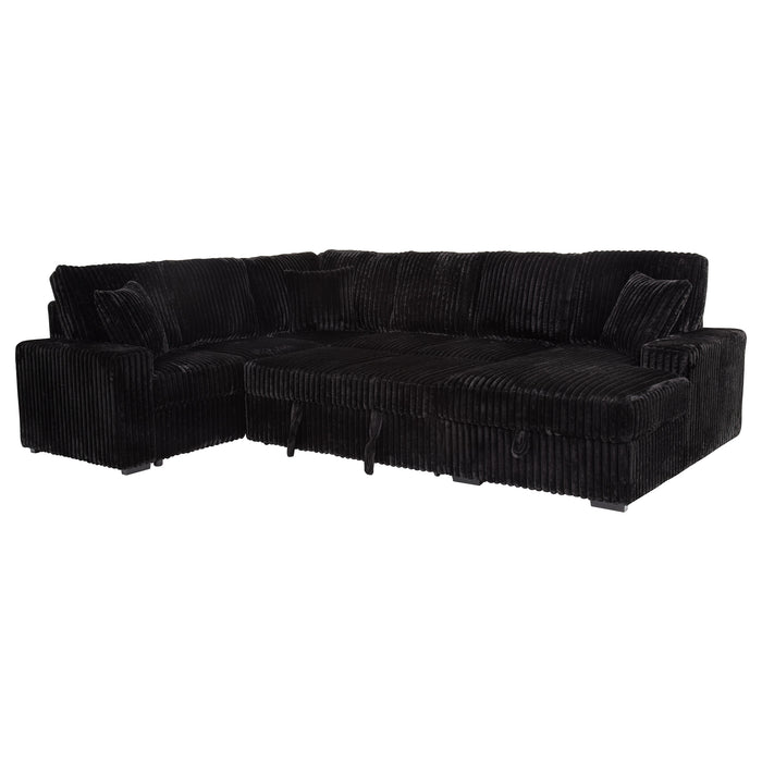 Devonshire Pull-Out Sleeper Sectional Sofa - Casa Morelos / Coahuila Furniture (Oklahoma City, OK)