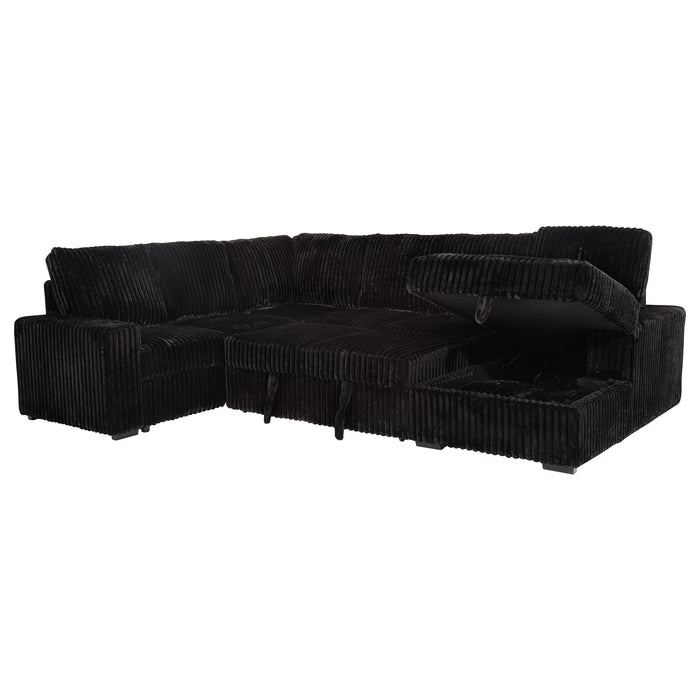 Devonshire Pull-Out Sleeper Sectional Sofa - Casa Morelos / Coahuila Furniture (Oklahoma City, OK)