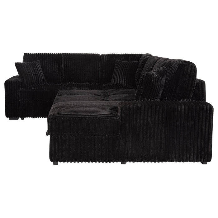 Devonshire Pull-Out Sleeper Sectional Sofa - Casa Morelos / Coahuila Furniture (Oklahoma City, OK)