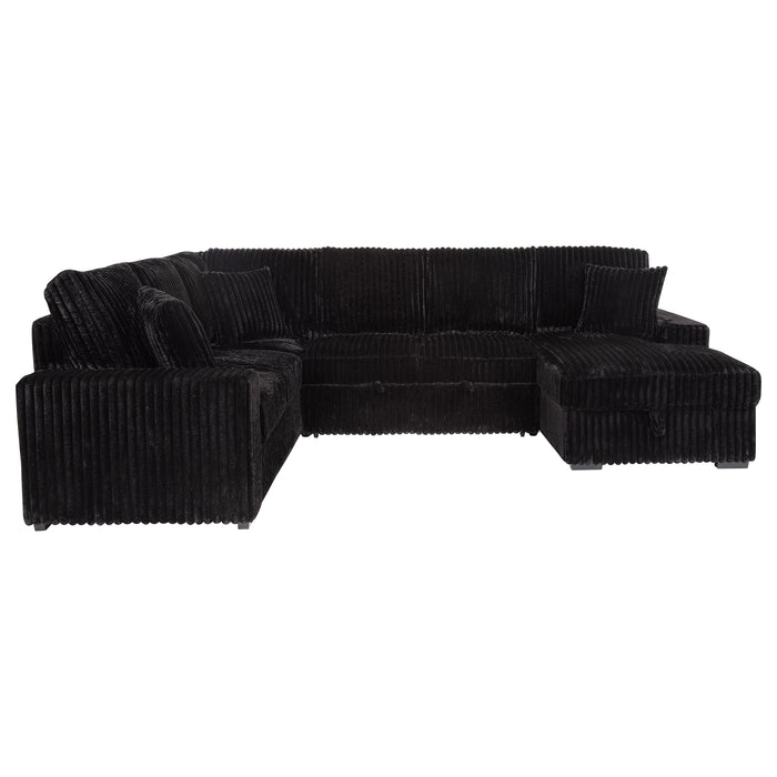 Devonshire Pull-Out Sleeper Sectional Sofa - Casa Morelos / Coahuila Furniture (Oklahoma City, OK)