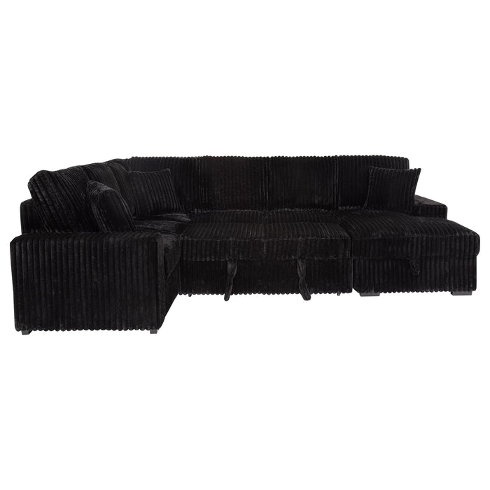 Devonshire Pull-Out Sleeper Sectional Sofa - Casa Morelos / Coahuila Furniture (Oklahoma City, OK)