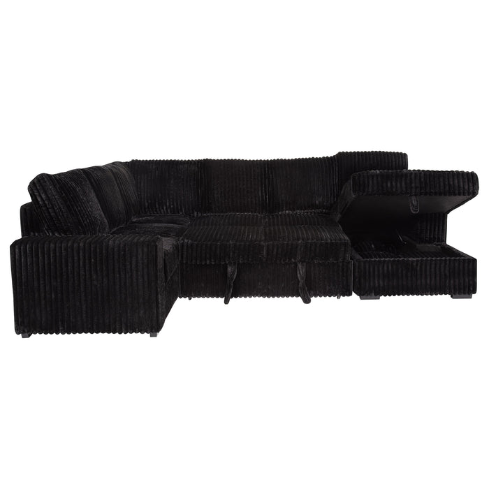 Devonshire Pull-Out Sleeper Sectional Sofa - Casa Morelos / Coahuila Furniture (Oklahoma City, OK)