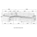 Devonshire Pull-Out Sleeper Sectional Sofa - Casa Morelos / Coahuila Furniture (Oklahoma City, OK)