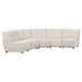 Charlotte Upholstered Modular Sectional Sofa Ivory - Casa Morelos / Coahuila Furniture (Oklahoma City, OK)