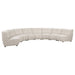 Charlotte Upholstered Modular Sectional Sofa Ivory - Casa Morelos / Coahuila Furniture (Oklahoma City, OK)