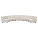 Charlotte Upholstered Modular Sectional Sofa Ivory - Casa Morelos / Coahuila Furniture (Oklahoma City, OK)