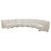 Charlotte Upholstered Modular Sectional Sofa Ivory - Casa Morelos / Coahuila Furniture (Oklahoma City, OK)