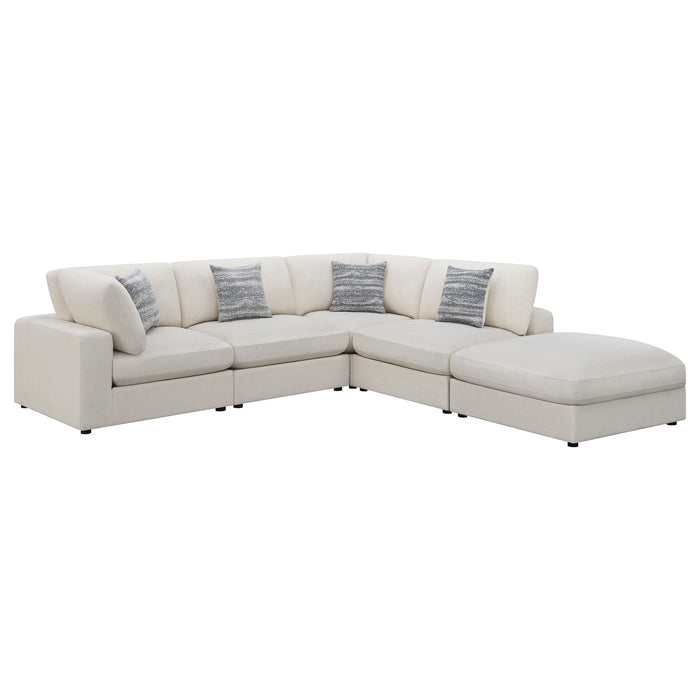 Serene 5-piece Upholstered Modular Sectional Sofa Beige - Casa Morelos / Coahuila Furniture (Oklahoma City, OK)