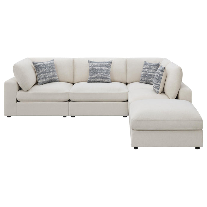 Serene 5-piece Upholstered Modular Sectional Sofa Beige - Casa Morelos / Coahuila Furniture (Oklahoma City, OK)