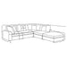 Serene 5-piece Upholstered Modular Sectional Sofa Beige - Casa Morelos / Coahuila Furniture (Oklahoma City, OK)