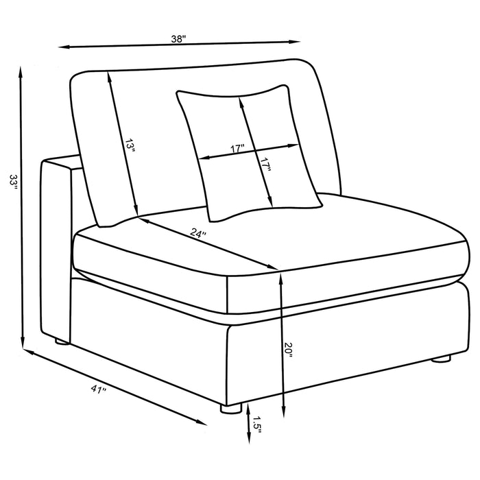 Serene Modular Sectionals 5 - Casa Morelos / Coahuila Furniture (Oklahoma City, OK)