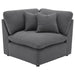 Hobson Upholstered Corner Charcoal - Casa Morelos / Coahuila Furniture (Oklahoma City, OK)