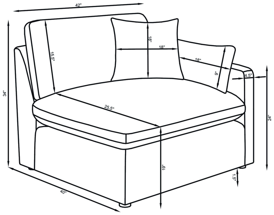 Hobson Modular Sectionals 8 - Casa Morelos / Coahuila Furniture (Oklahoma City, OK)