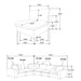 Lakeview Upholstered Modular Sectional - Casa Morelos / Coahuila Furniture (Oklahoma City, OK)
