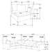 Lakeview Upholstered Modular Sectional - Casa Morelos / Coahuila Furniture (Oklahoma City, OK)