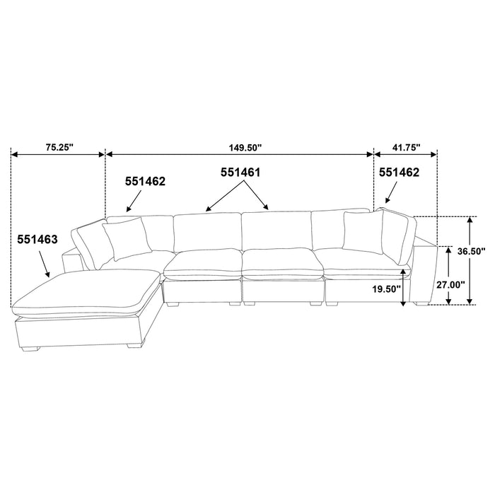 Lakeview Modular Sectionals - Casa Morelos / Coahuila Furniture (Oklahoma City, OK)