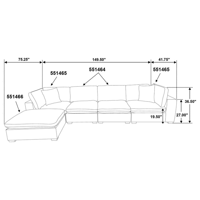 Lakeview Modular Sectionals - Casa Morelos / Coahuila Furniture (Oklahoma City, OK)