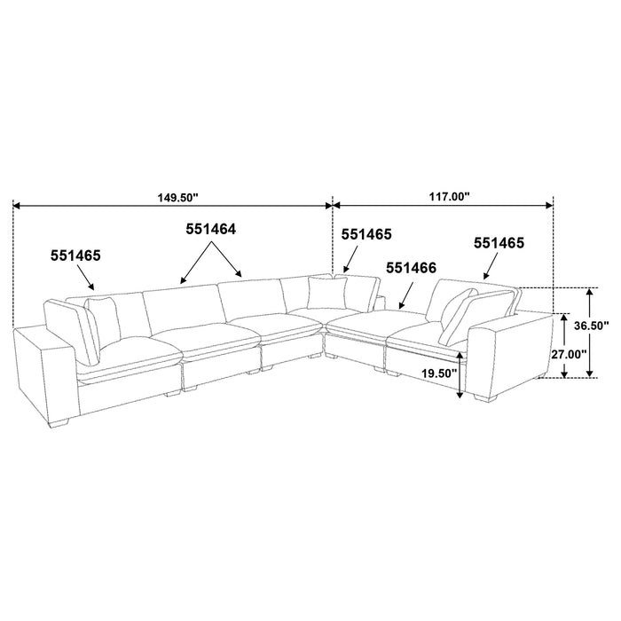 Lakeview Sectionals - Casa Morelos / Coahuila Furniture (Oklahoma City, OK)