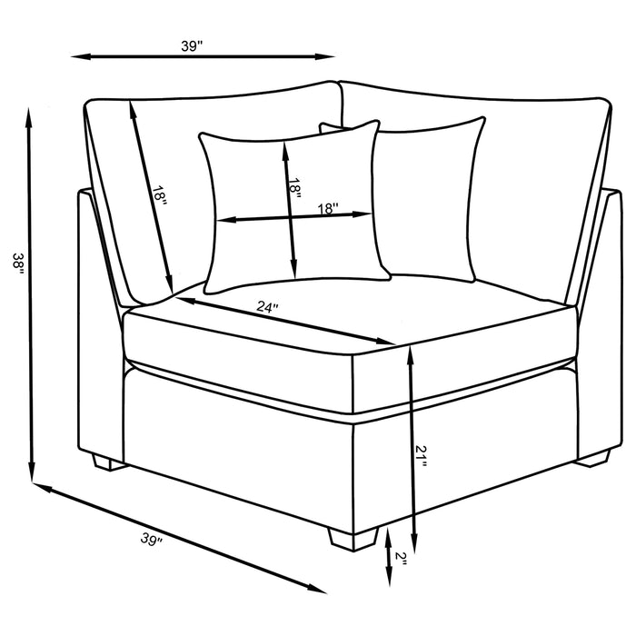 Cambria Sectionals - Casa Morelos / Coahuila Furniture (Oklahoma City, OK)