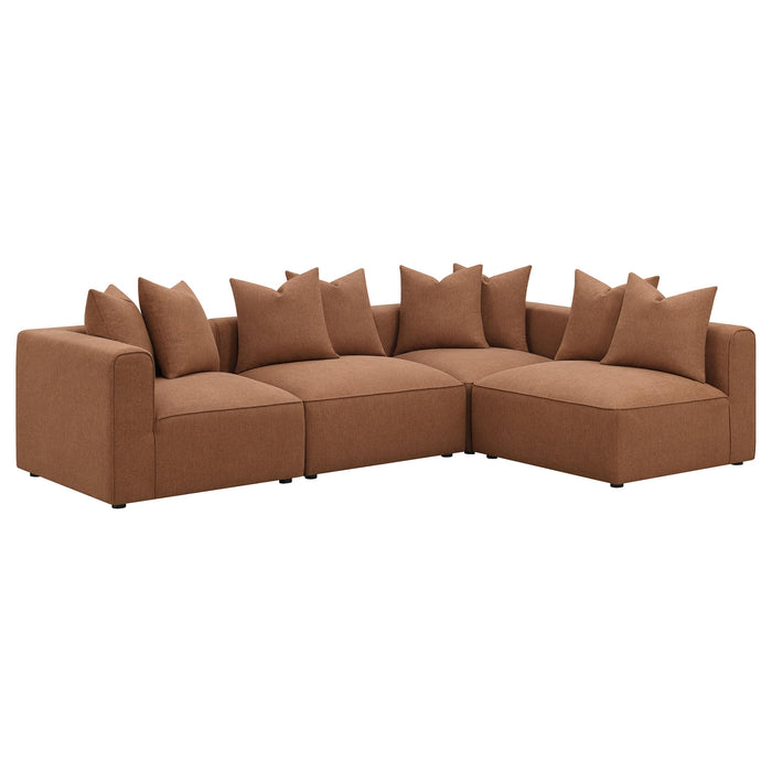 Jennifer Upholstered Corner Chair - Casa Morelos / Coahuila Furniture (Oklahoma City, OK)