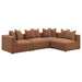 Jennifer Upholstered Corner Chair - Casa Morelos / Coahuila Furniture (Oklahoma City, OK)