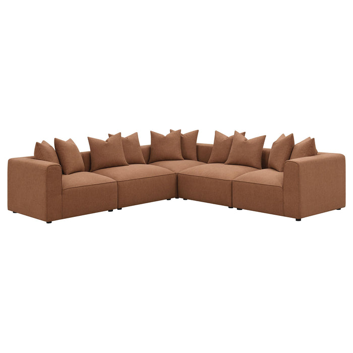 Jennifer Upholstered Corner Chair - Casa Morelos / Coahuila Furniture (Oklahoma City, OK)