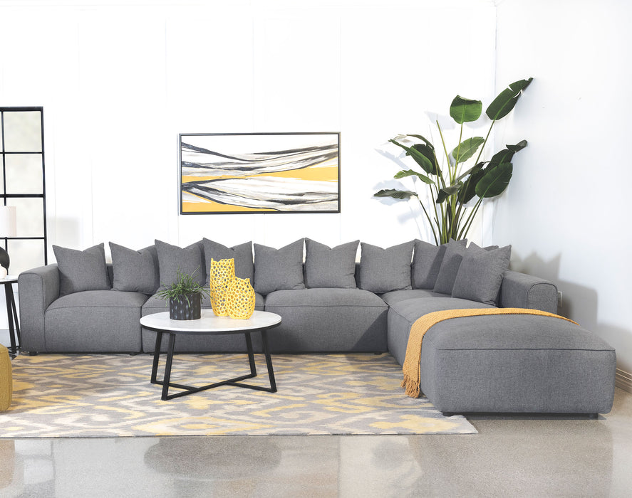 Jennifer Modular Sectional Grey - Casa Morelos / Coahuila Furniture (Oklahoma City, OK)