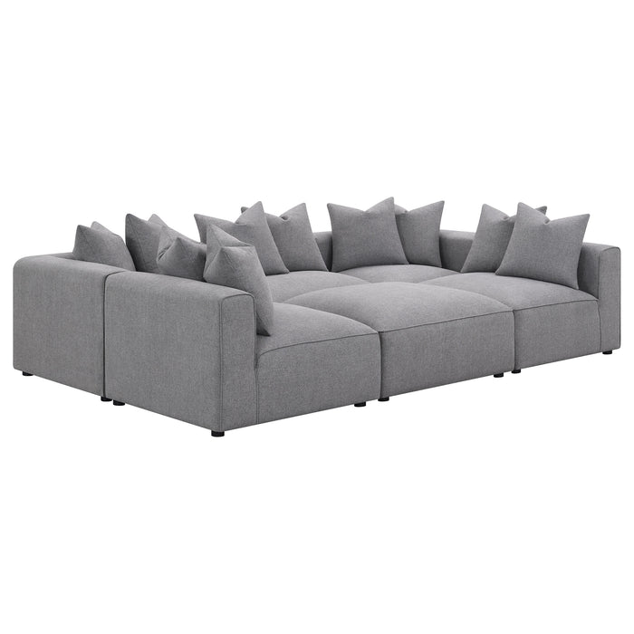Jennifer Modular Sectional Grey - Casa Morelos / Coahuila Furniture (Oklahoma City, OK)