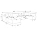 Freddie Sectionals 3 - Casa Morelos / Coahuila Furniture (Oklahoma City, OK)