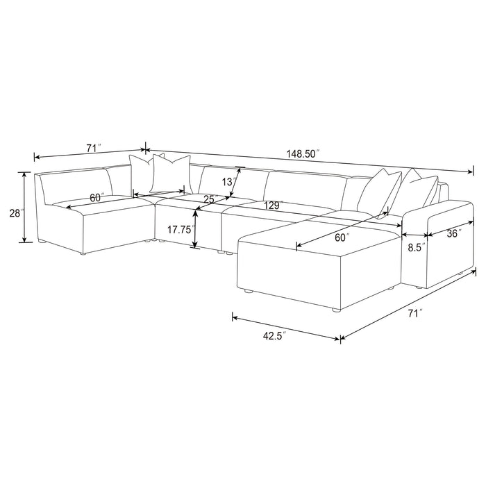 Freddie Sectionals 3 - Casa Morelos / Coahuila Furniture (Oklahoma City, OK)
