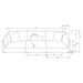 Sasha Stationary Sofas - Casa Morelos / Coahuila Furniture (Oklahoma City, OK)