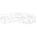 Sasha 6 Piece Sectionals - Casa Morelos / Coahuila Furniture (Oklahoma City, OK)