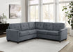 Georgina 5 Pc Stationary Sectionals Grey - Casa Morelos / Coahuila Furniture (Oklahoma City, OK)