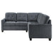 Georgina 3-piece Upholstered Sectional Sofa Steel Beige - Casa Morelos / Coahuila Furniture (Oklahoma City, OK)