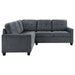 Georgina 3-piece Upholstered Sectional Sofa Steel Beige - Casa Morelos / Coahuila Furniture (Oklahoma City, OK)