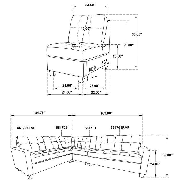 Georgina Modular Sectionals - Casa Morelos / Coahuila Furniture (Oklahoma City, OK)