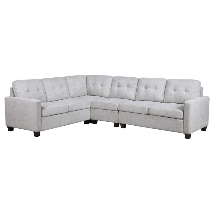 Georgina 4-piece Upholstered Modular Sectional Sofa Beige - Casa Morelos / Coahuila Furniture (Oklahoma City, OK)