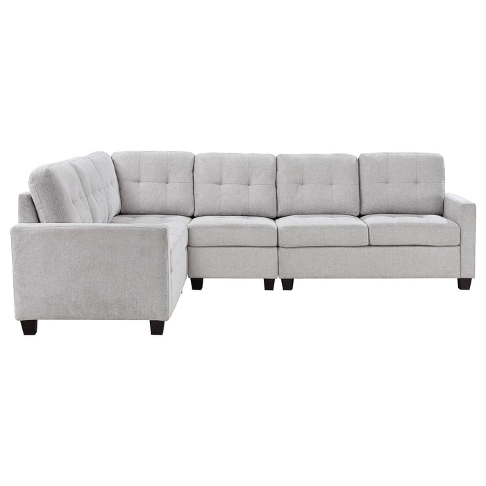 Georgina 4-piece Upholstered Modular Sectional Sofa Beige - Casa Morelos / Coahuila Furniture (Oklahoma City, OK)