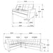 Georgina Modular Sectionals Upholstered - Casa Morelos / Coahuila Furniture (Oklahoma City, OK)